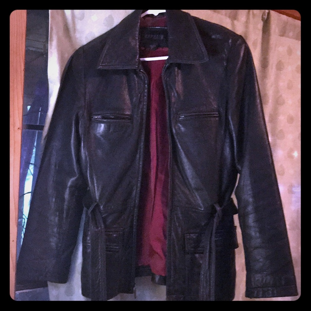 Leather jacket
